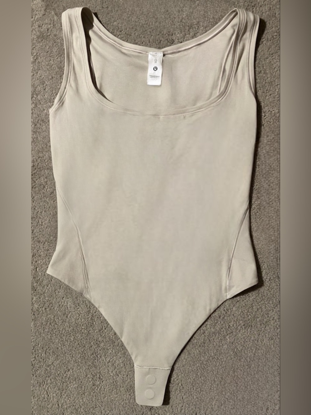 Lululemon Wundermost Ultra-Soft Nulu Square-Neck Sleeveless Bodysuit - Picture 4 of 6